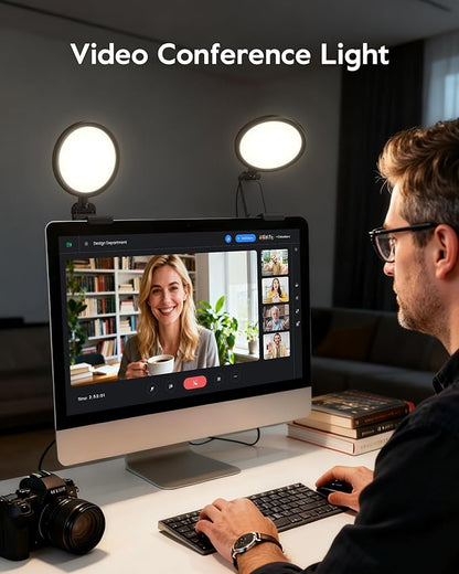 Computer Zoom Lighting for Video Conference, 3000K-6500K for Video - Image 9