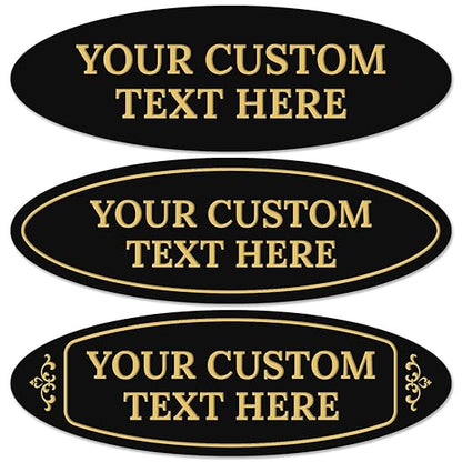 Custom Wall or Door Sign, Personalized Plaque Engraved Message by SigoSigns