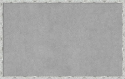 Amanti Art Silver Framed Magnetic Board 21x33 Large Vision Board by AmantiArt