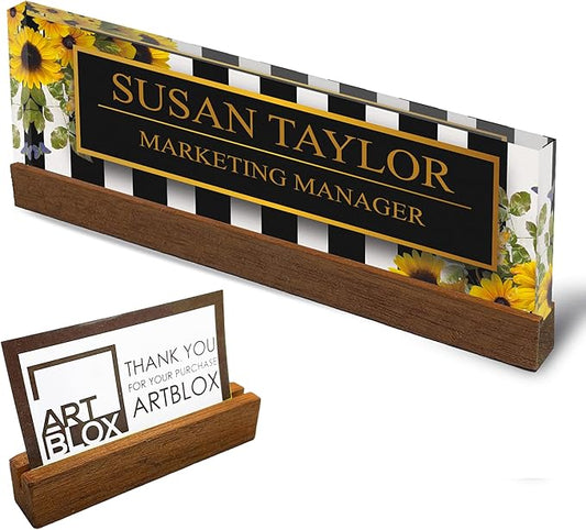 Artblox Office Personalized Name Plate by Artblox