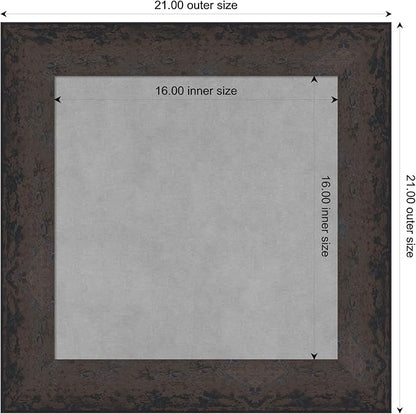 Amanti Art Black Framed Magnetic Board 21x21 Small Vision Board - Image 3