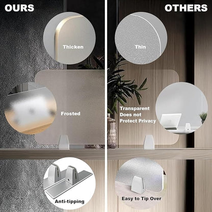Acrylic Free Standing Screen, Desk Divider - Image 6