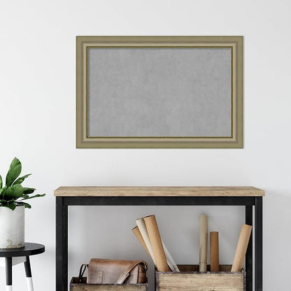 Amanti Art Silver Framed Magnetic Board 25x37 Large Vision Board - Image 6