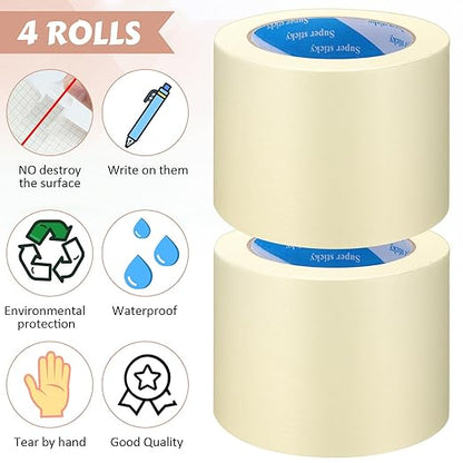Fainne Masking Tape Bulk General Purpose Masking Painting Tape 55 Yards - Image 3
