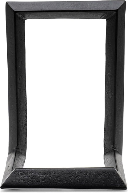 Red Co. 8” Decorative Metal Display Plate Stand and Art Holder Easel in Black - Image 2