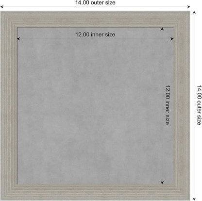 Amanti Art Grey Framed Magnetic Board 14x14 X-Small Vision Board - Image 4