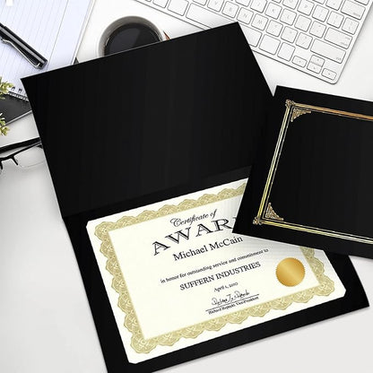 Geographics Optima Gold Blank Award Certificate Paper - Image 2