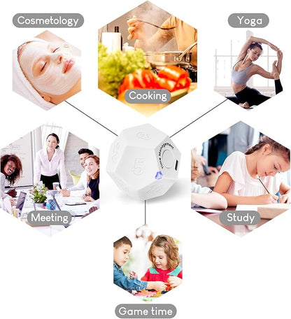 Pomodoro Timer - 11 Preset Productivity Timer, Ring/Vibrate Mode Cube - Image 6