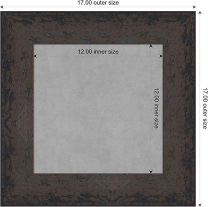 Amanti Art Black Framed Magnetic Board 17x17 X-Small Vision Board - Image 4
