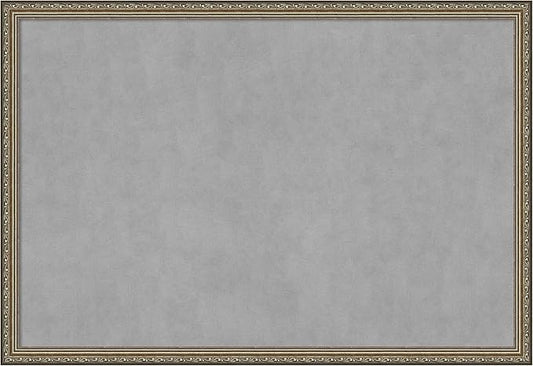 Amanti Art Silver Framed Magnetic Board 26x38 Large Vision Board by AmantiArt