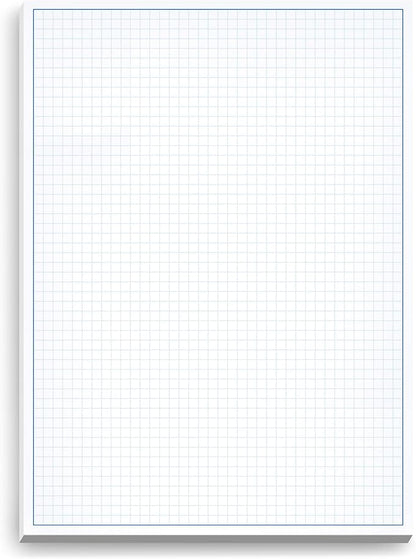 Graph Paper Pad for Blueprint Drawings, Engineering Drawing, and Planning by NextDayLabels