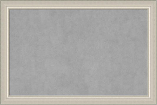 Amanti Art Silver Framed Magnetic Board 24x36 Large Vision Board by AmantiArt