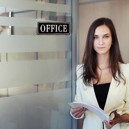 The Office Door Sign for Home and Business，Self-Adhesive Waterproof and - Image 6