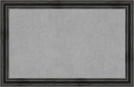 Amanti Art Black Framed Magnetic Board 29x45 Large Vision Board by AmantiArt