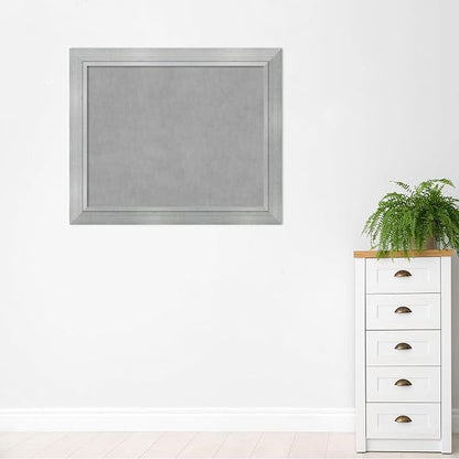 Amanti Art Silver Framed Magnetic Board 39x47 X-Large Vision Board - Image 5
