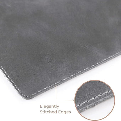Node Leather - Genuine Leather Desk Mat, Desk Organizer & Cup Coaster - Leather - Image 8