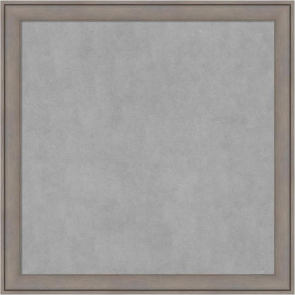 Amanti Art Grey Framed Magnetic Board 27x27 Medium Vision Board by AmantiArt