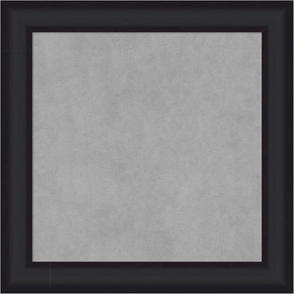 Amanti Art Black Framed Magnetic Board 25x25 Medium Vision Board by AmantiArt