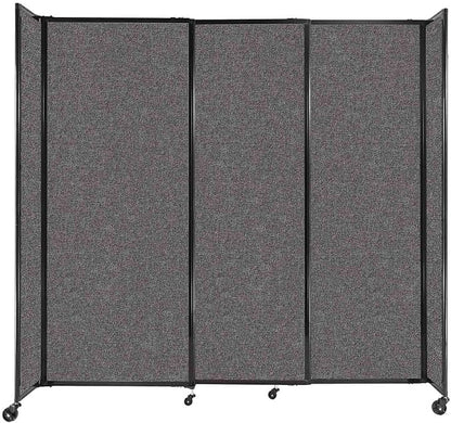 Versare Straightwall Sliding Portable Wall Partition | Freestanding Office by VERSARE
