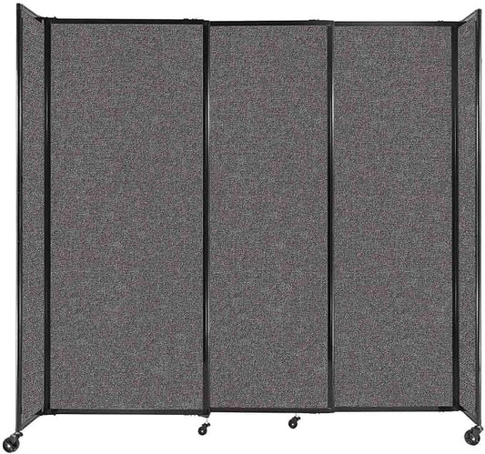 Versare Straightwall Sliding Portable Wall Partition | Freestanding Office by VERSARE