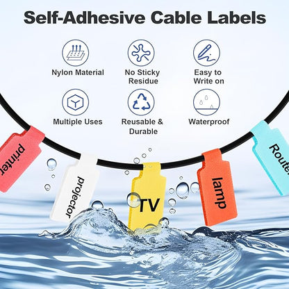 SZ.haitun 40 Pack Cable Labels Tags - Image 5