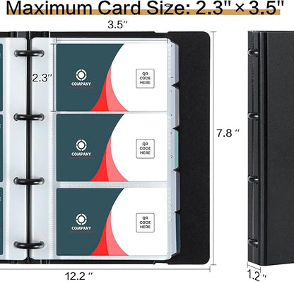 deli Business Card Book Holder, Business Card Organizer, Name Card Book Holder - Image 7