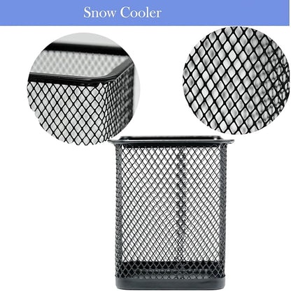 SNOW COOLER Pen Holder Pencil Holder Metal Pen Holder Cup Pencil Holder - Image 3