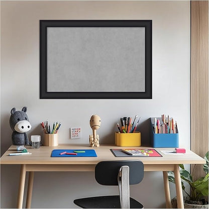 Amanti Art Black Framed Magnetic Board 19x27 Medium Vision Board - Image 6