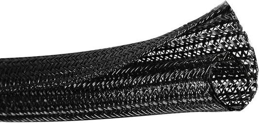 25ft - 1/2 inch Cord Protector Wire Loom Tubing Cable Sleeve Split Sleeve by Unknown