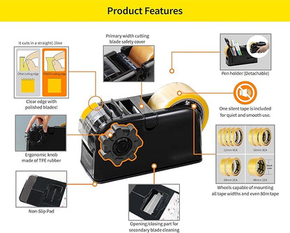 Multi-Section Tape Dispenser ZO-508: Innovative Cutter - Image 3