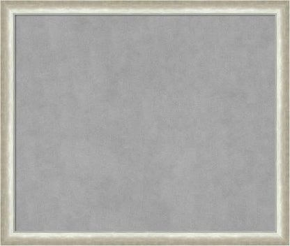 Amanti Art Silver Framed Magnetic Board 22x26 Medium Vision Board by AmantiArt