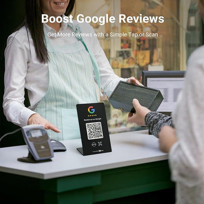 HotLabel – Google Review Stand 3-Pack + Bonus Google Review Tap Card 3-Pack – - Image 4
