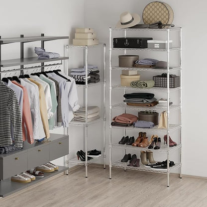 Regal Altair 21" Deep x 36" Wide x 86" Height Wire Shelving Kit | 8-Tier | NSF - Image 4