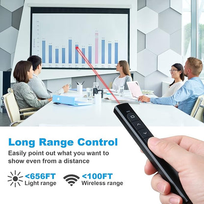 （4 Units） Wireless Presenter Remote, Presentation Clicker - Image 3