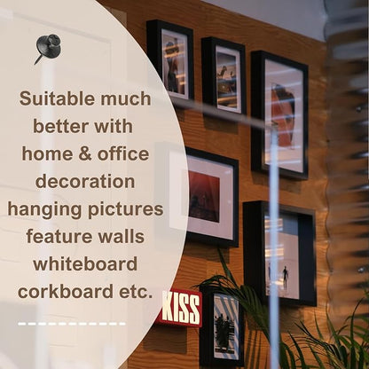 50pcs Silver Thumb Tacks for Wall Picture Hangers Heavy Duty Push pins for Wall - Image 6