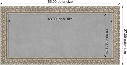 Amanti Art Silver Framed Magnetic Board 27x55 Oversize Vision Board - Image 2