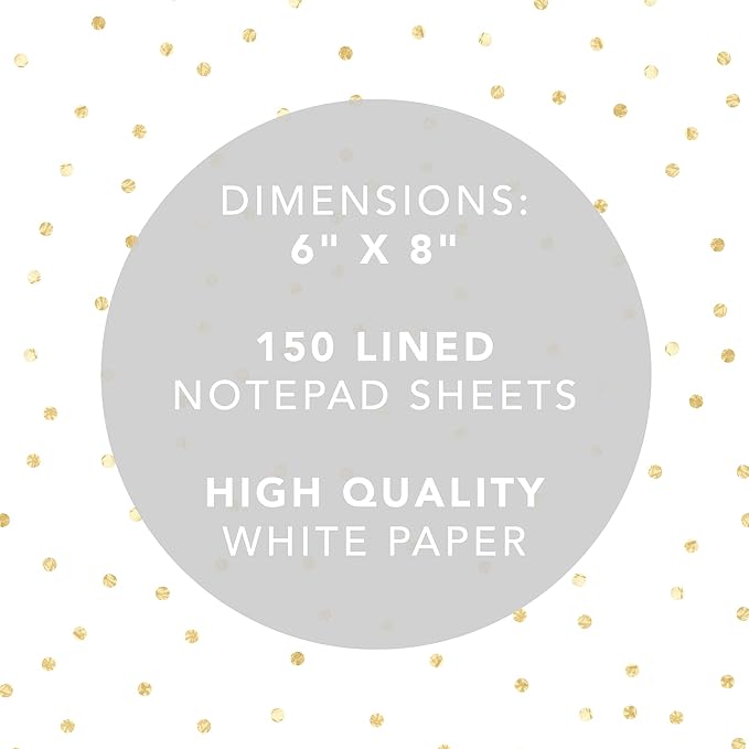 Graphique Large Notepad, Future is Female – 6" x 8", Cute Notepad - Image 4