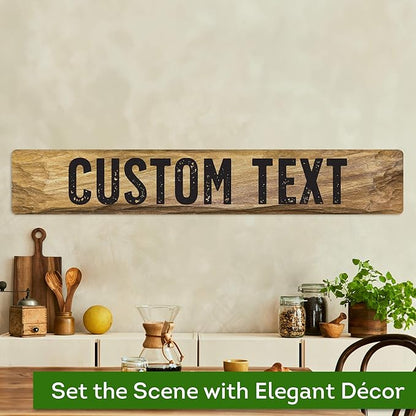 Custom Sign, Custom Street Sign, 11 Font Colors, 13 Font Styles, 4 Hole Options - Image 4
