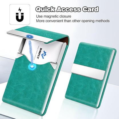 Business Card Holder for Women or Men, Business Card Case - Image 3