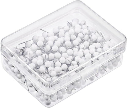 WILLBOND 500 Pack Map Push Pins Map Tacks Small Round Head Push Pins Thumb Tacks - Image 6