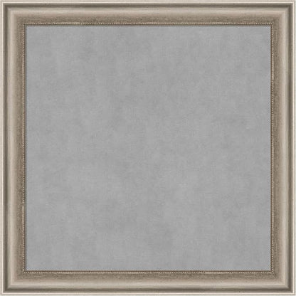 Amanti Art Silver Framed Magnetic Board 14x14 X-Small Vision Board by AmantiArt