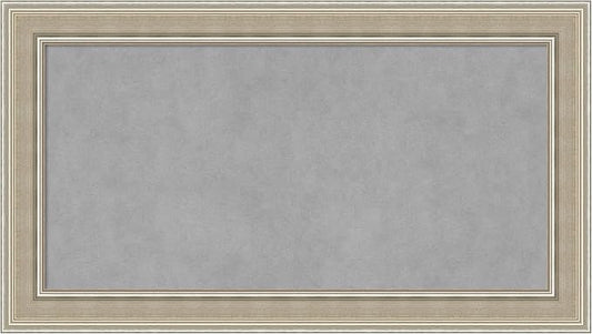 Amanti Art Silver Framed Magnetic Board 16x28 Small Vision Board by AmantiArt