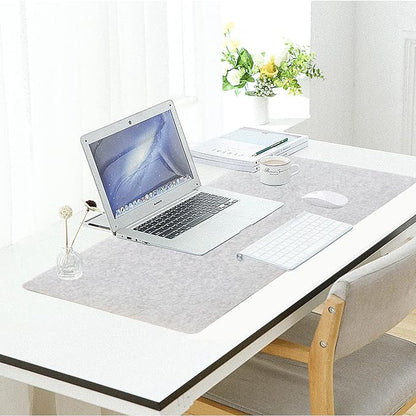 DAWNTREES Non-Slip Felt Desk Mat | 35.5''x15.7'' | Large Computer Desk Mat - Image 8