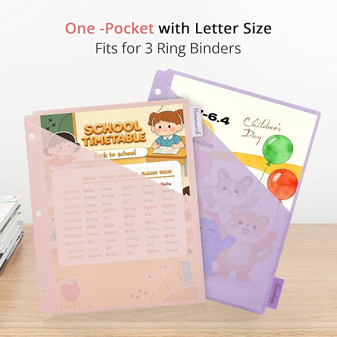 Bundle 10 Packs 6-Tab Letter Size Dividers - Image 3