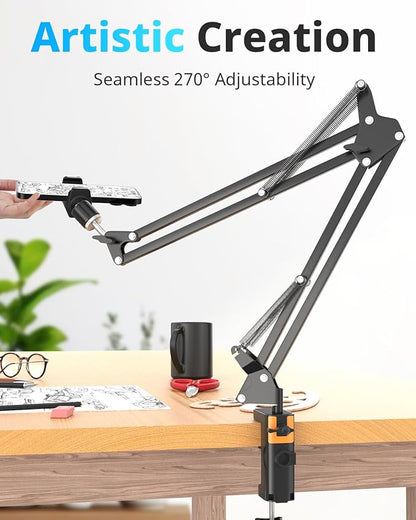 UBeesize Overhead Phone Mount, Flexible Webcam Arm - Image 2