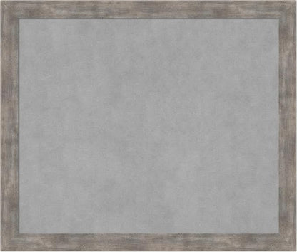 Amanti Art Silver Framed Magnetic Board 23x27 Medium Vision Board by AmantiArt