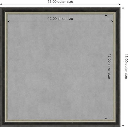 Amanti Art Black Framed Magnetic Board 13x13 X-Small Vision Board - Image 4