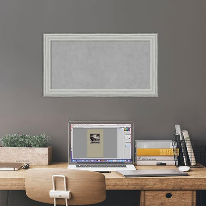 Amanti Art Silver Framed Magnetic Board 15x27 Small Vision Board - Image 5