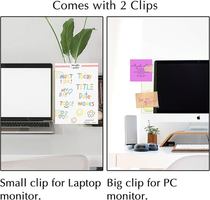 Keenjorika 2PCS Multifunctional Monitor Documents Holder, Desktop Message Board - Image 4