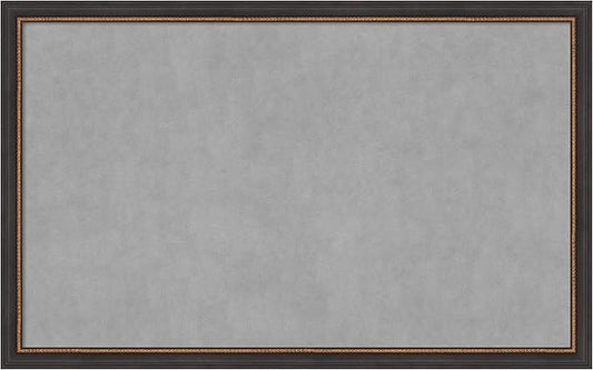 Amanti Art Black Framed Magnetic Board 27x43 Large Vision Board by AmantiArt